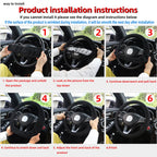 Mesh Cloth Kitten Steering Wheel Cover