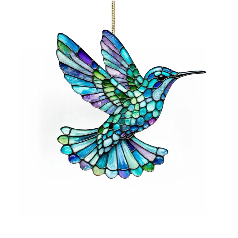 Acrylic Hummingbird Hanging Pendant, Suncatcher