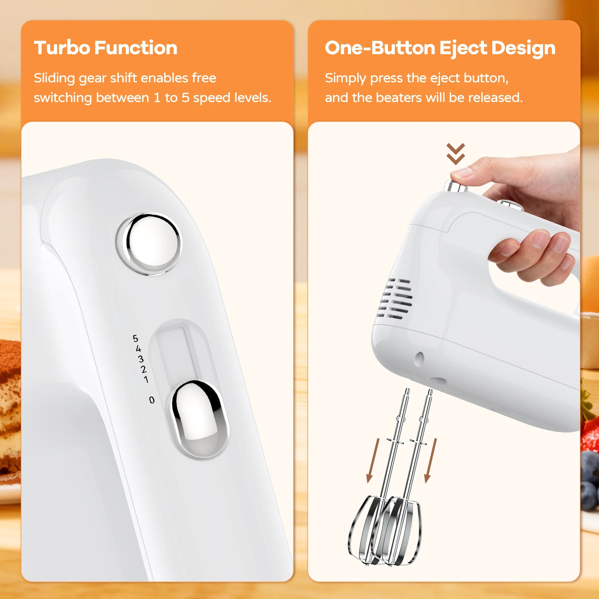 Electric Portable 5-Speed Mixer