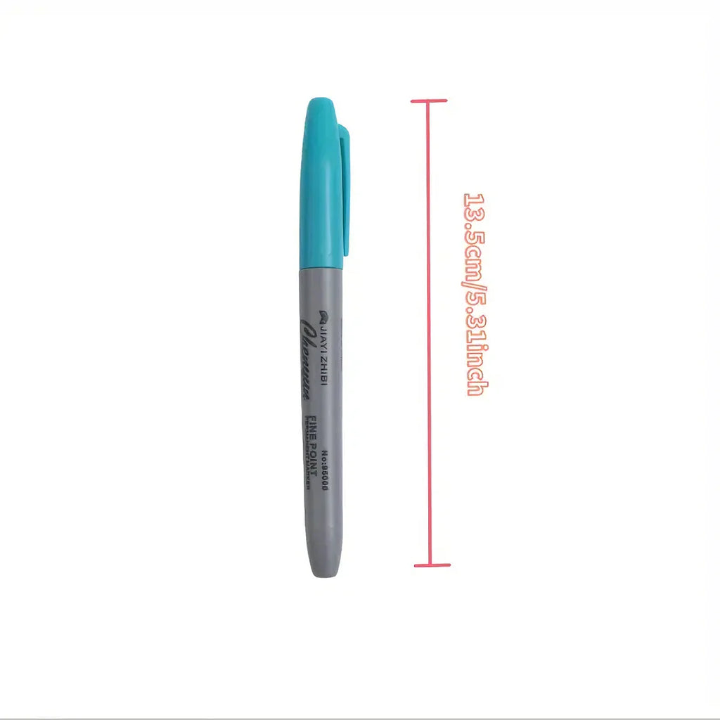 12colors Fine Point Permanent Markers