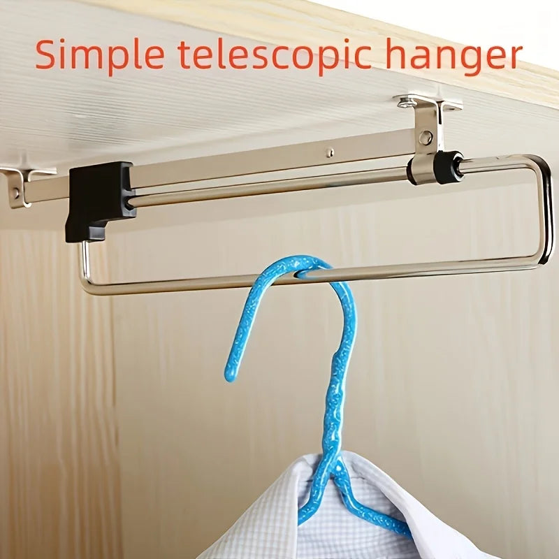 Pull-Out Clothes Storage Rod