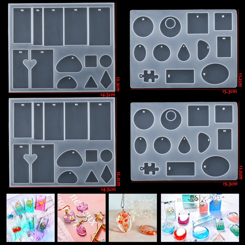 16 Epoxy Casting Molds Set