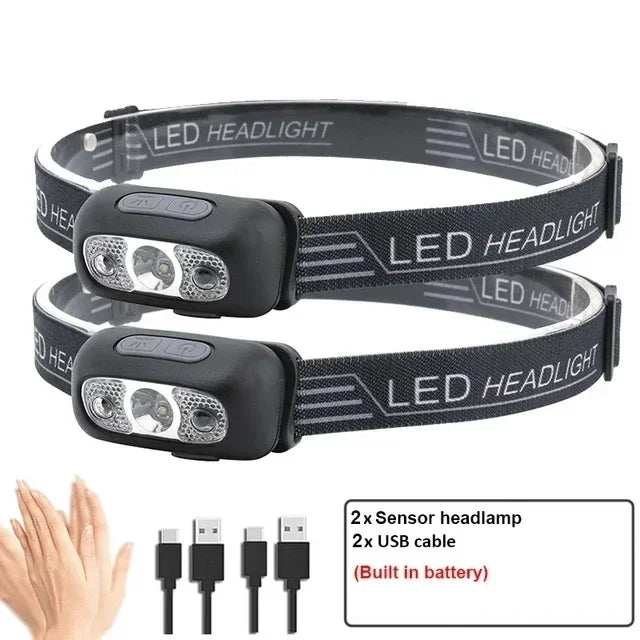 Strong Light Portable LED Sensor Headlamp