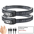 Strong Light Portable LED Sensor Headlamp