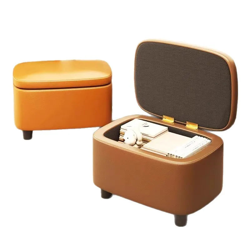 Stool Storage Ottoman Seat