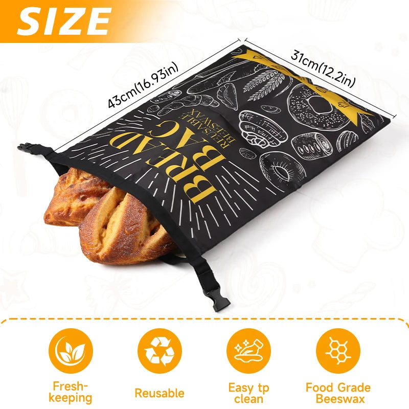 Beeswax Bread Bag