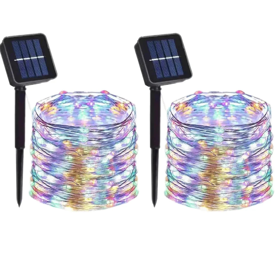 100 LEDS Solar Lights, 8 Modes