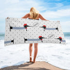 Dachshund Beach Towel