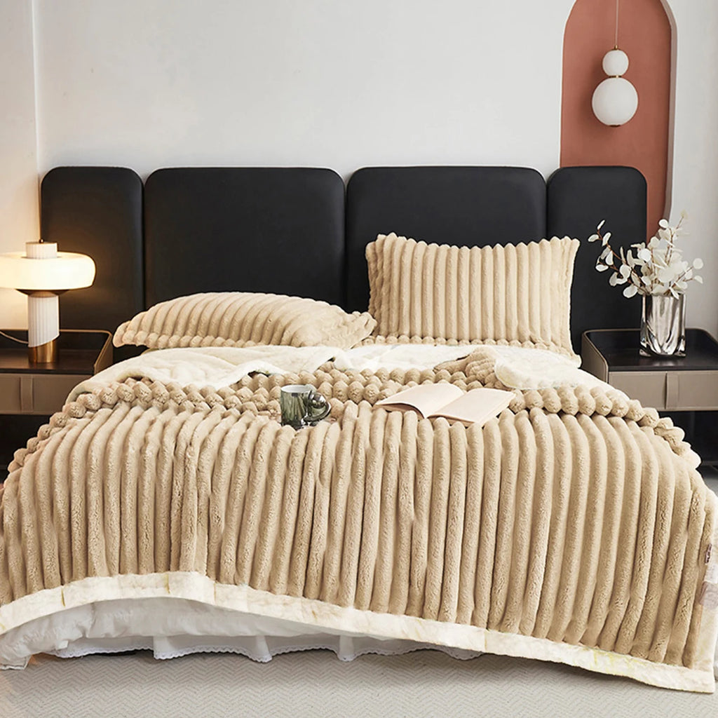 1pc Weighted Fleece Blanket