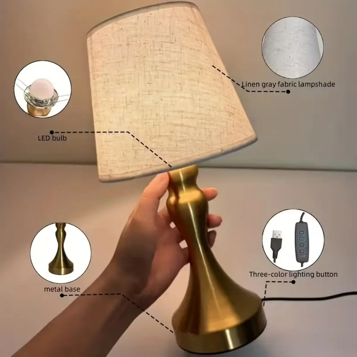 Retro Style Desk Lamp
