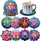 8pcs/Set  Diamond Painting Coasters / Holder