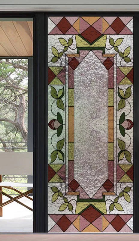 Frosted Stained Glass Window Film