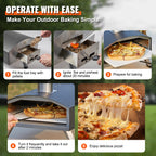 12inch Outdoor Oven Charcoal Pizza Grill