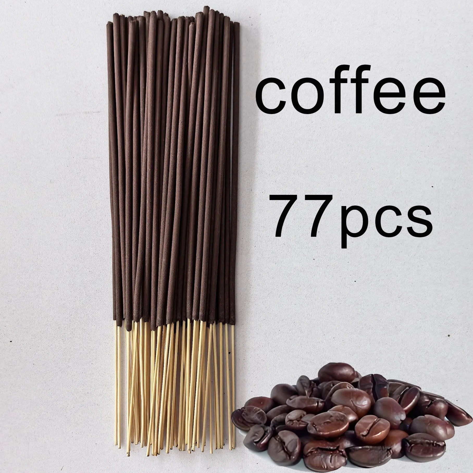 11/77/141Pcs, Coffee-Scented Incense Sticks