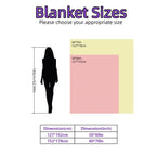 1pc Weighted 6 lbs Faux Rabbit Blanket