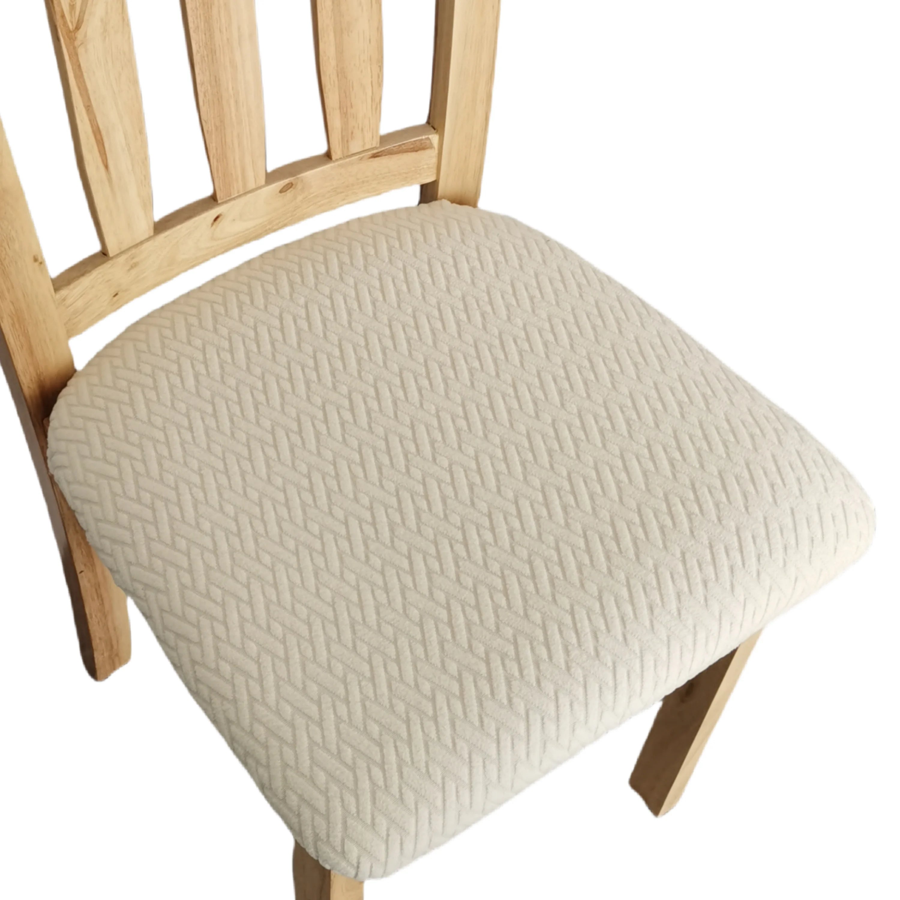 Jacquard Elastic Chair Cushion Cover