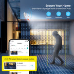 Security Camera WiFi Battery Powered, Two-Way Talk