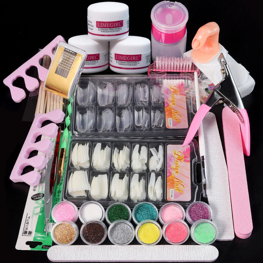 Nail Acrylic Powder  Liquid Nails Kit