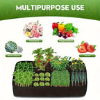 128 Gallon, 3x6FT Breathable Raised Beds