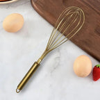 Gold Stainless Steel Whisk