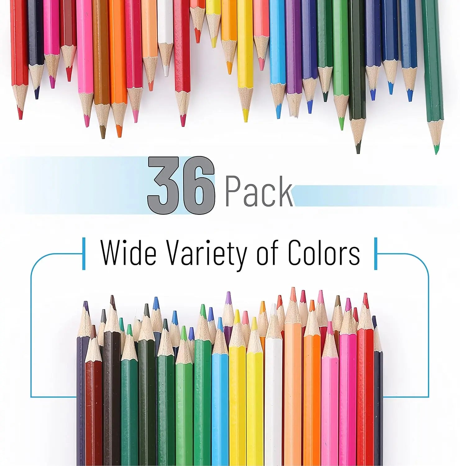 36 Pack Soft Core Colored Pencils