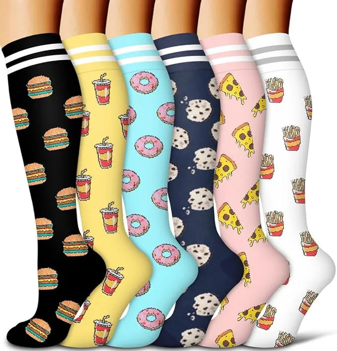 6 pairs of Compression Socks