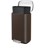 Step Kitchen Trash Can, Stainless Steel