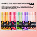 6/24/36/54/72/90 Colors Acrylic Painting Pens