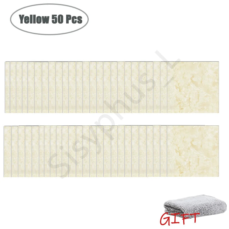 10-50Pcs Marble Wall Stickers