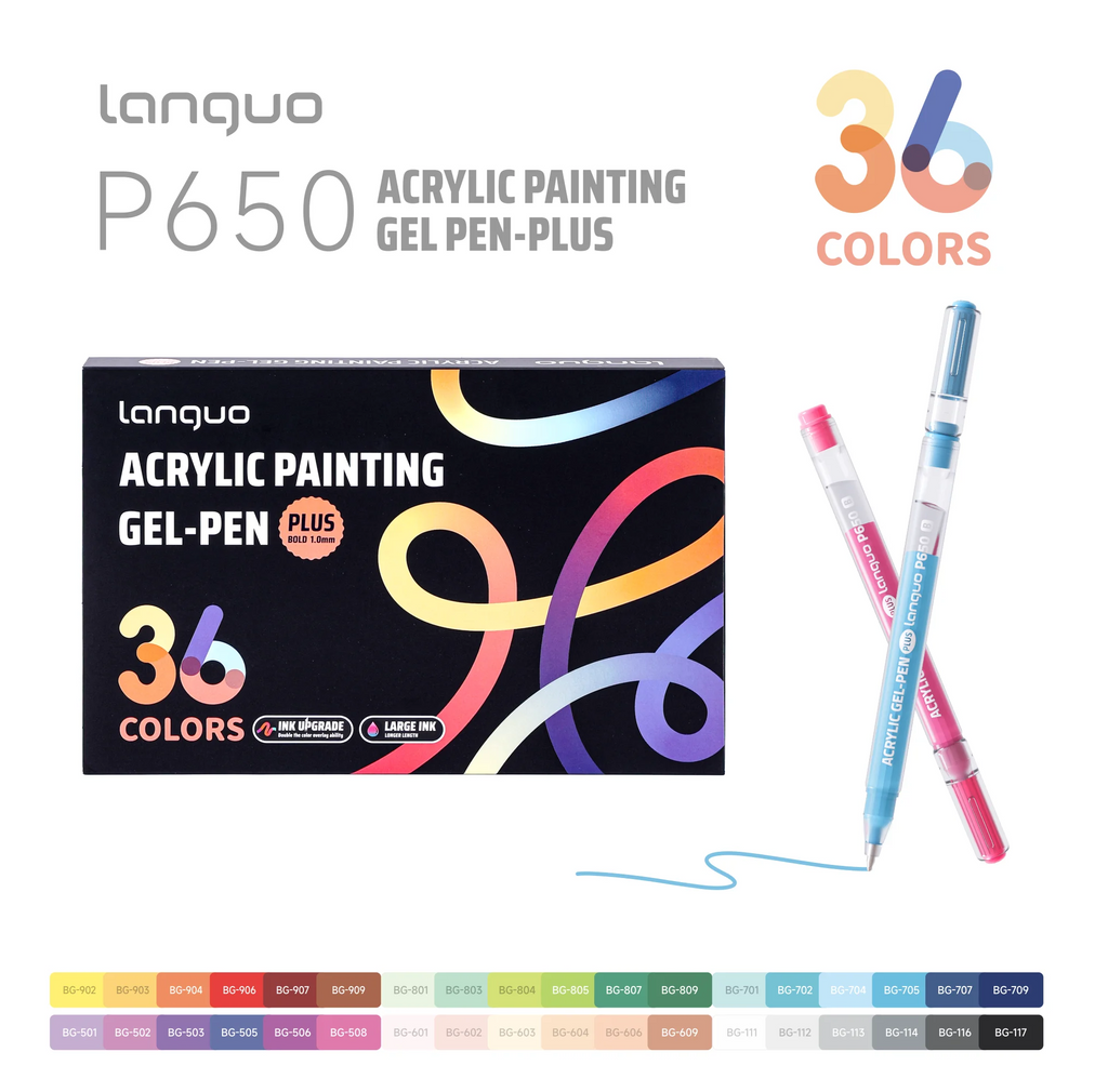 6/24/36/54/72/90 Colors Acrylic Painting Pens