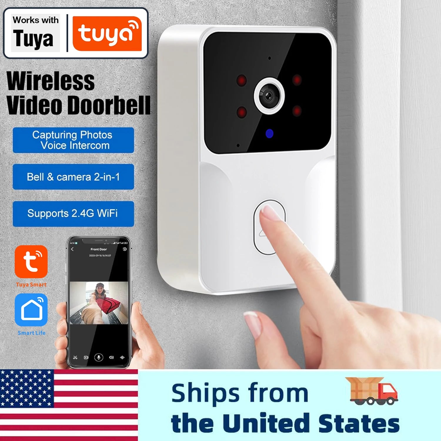 Smart Video Doorbell Camera