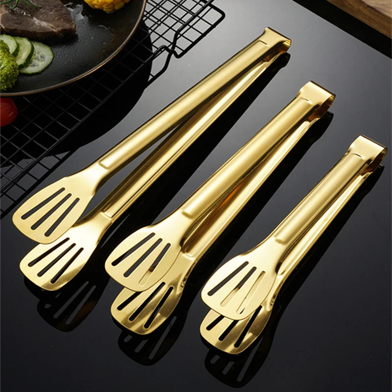 Gold BBQ Tongs