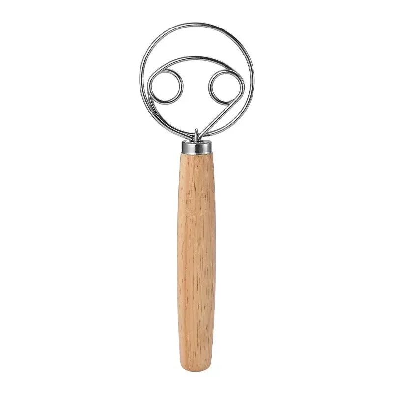 Oak Handle  Danish Dough Whisk