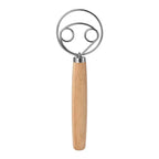 Oak Handle  Danish Dough Whisk