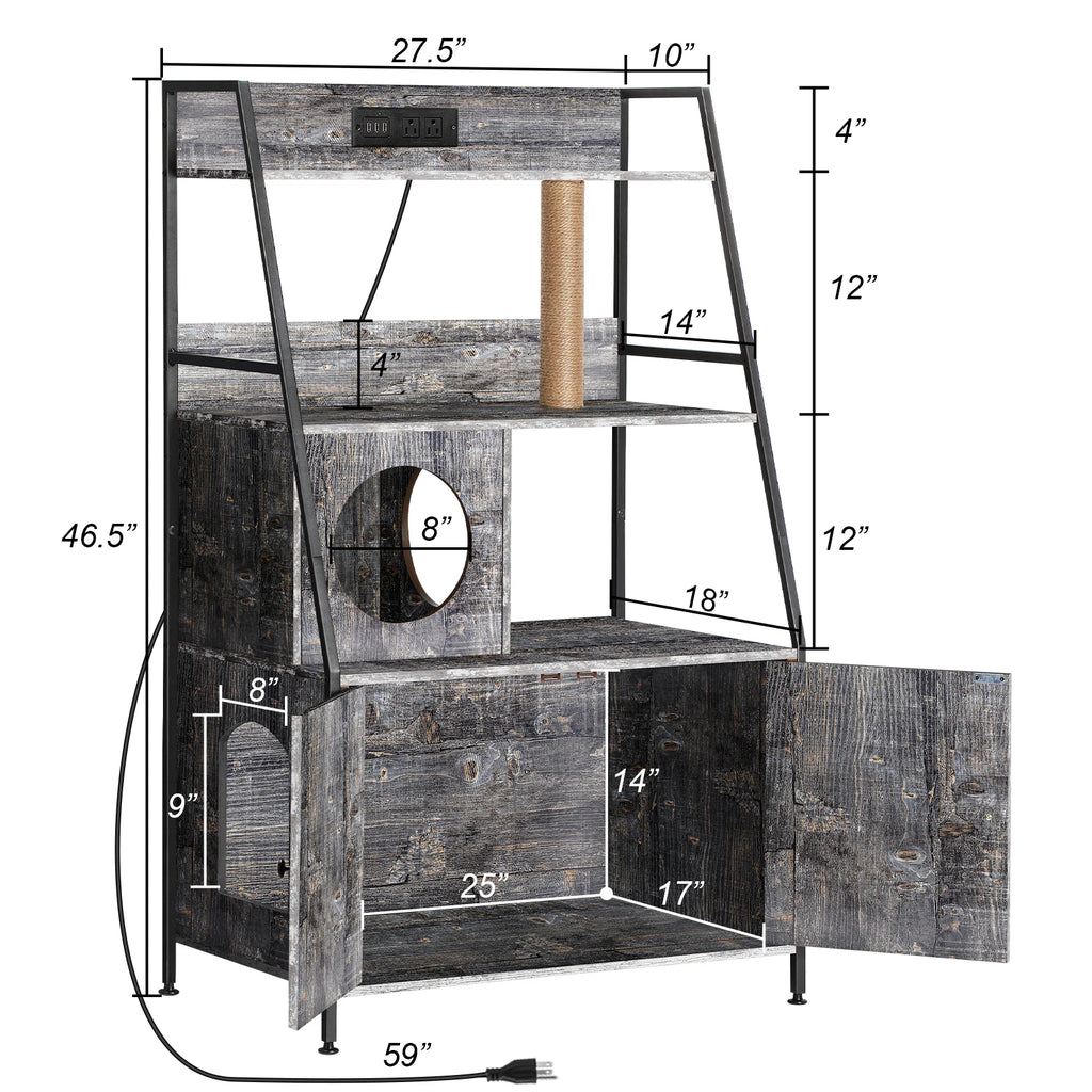 Cat Litter Box / Tree Tower