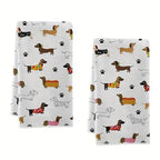2-Pack of Dachshund Dish Towels
