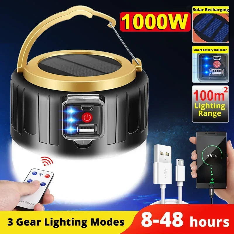 Portable Camping Light Power Bank